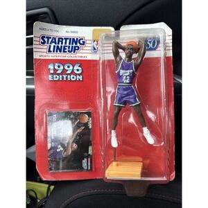 NBA Basketball Starting Lineup (1996) Vin Baker Kenner SLU Figure & Card